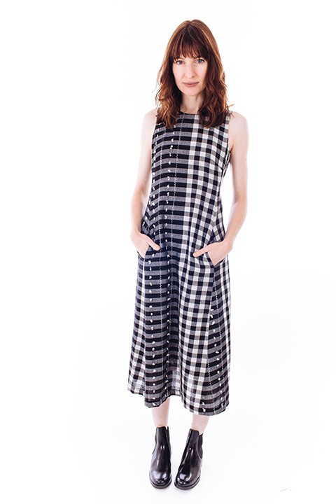 Svilu Swann Dress in Black & White Svilu Swann Dress in Black & White
