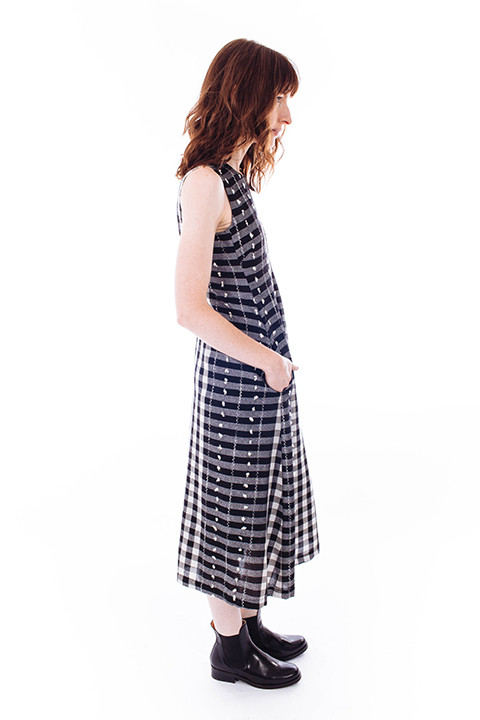 Svilu Swann Dress in Black & White Svilu Swann Dress in Black & White