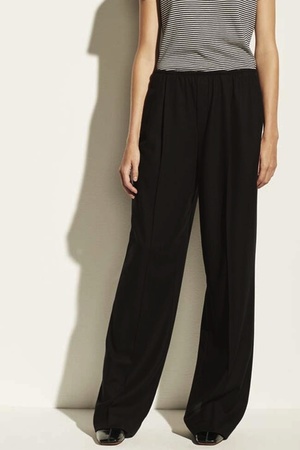 Vince Flannel Wide Leg Pull On Pants 