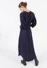 Masscob Linn Navy Silk Blend Floaty Dress - Navy - Thumbnail 3