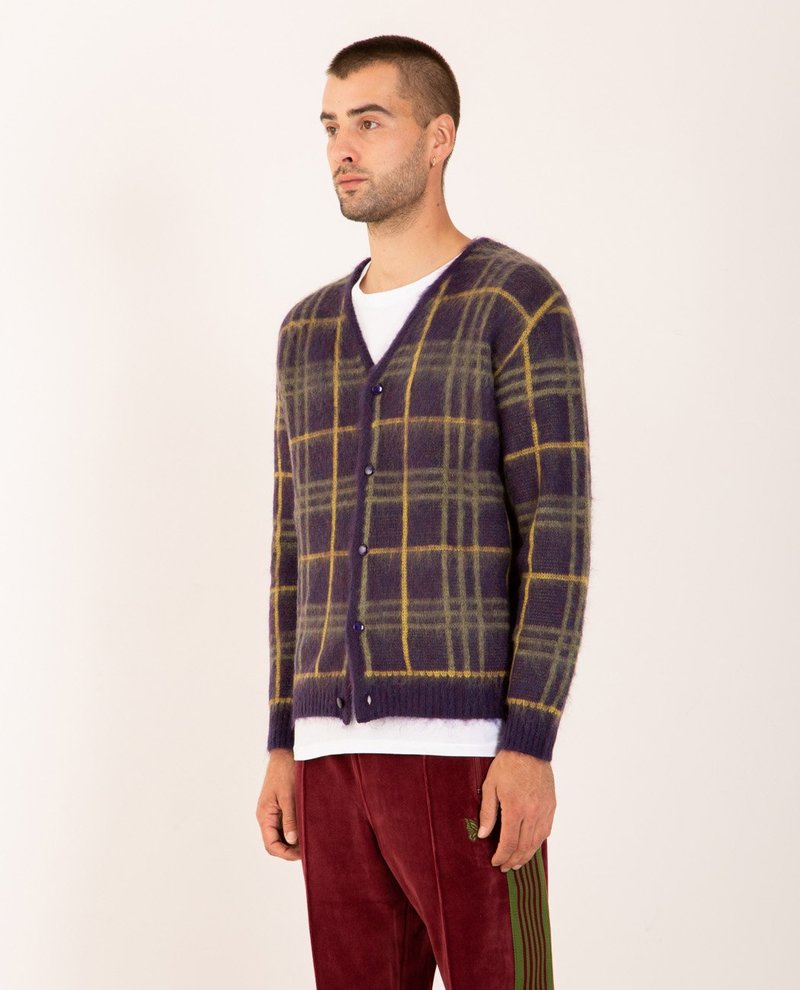 Needles Mohair Cardigan - Plaid | Garmentory