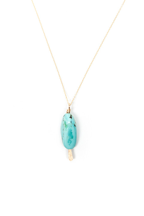 Mary MacGill Turqouise Drop Necklace Mary MacGill Turqouise Drop Necklace
