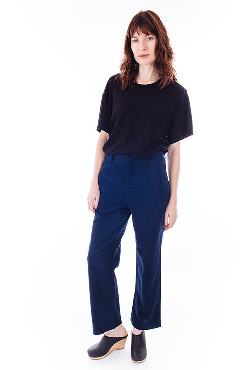 LACAUSA Vintage Tall Tee in Black LACAUSA Vintage Tall Tee in Black