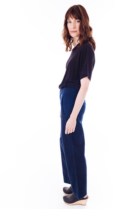 LACAUSA Vintage Tall Tee in Black LACAUSA Vintage Tall Tee in Black