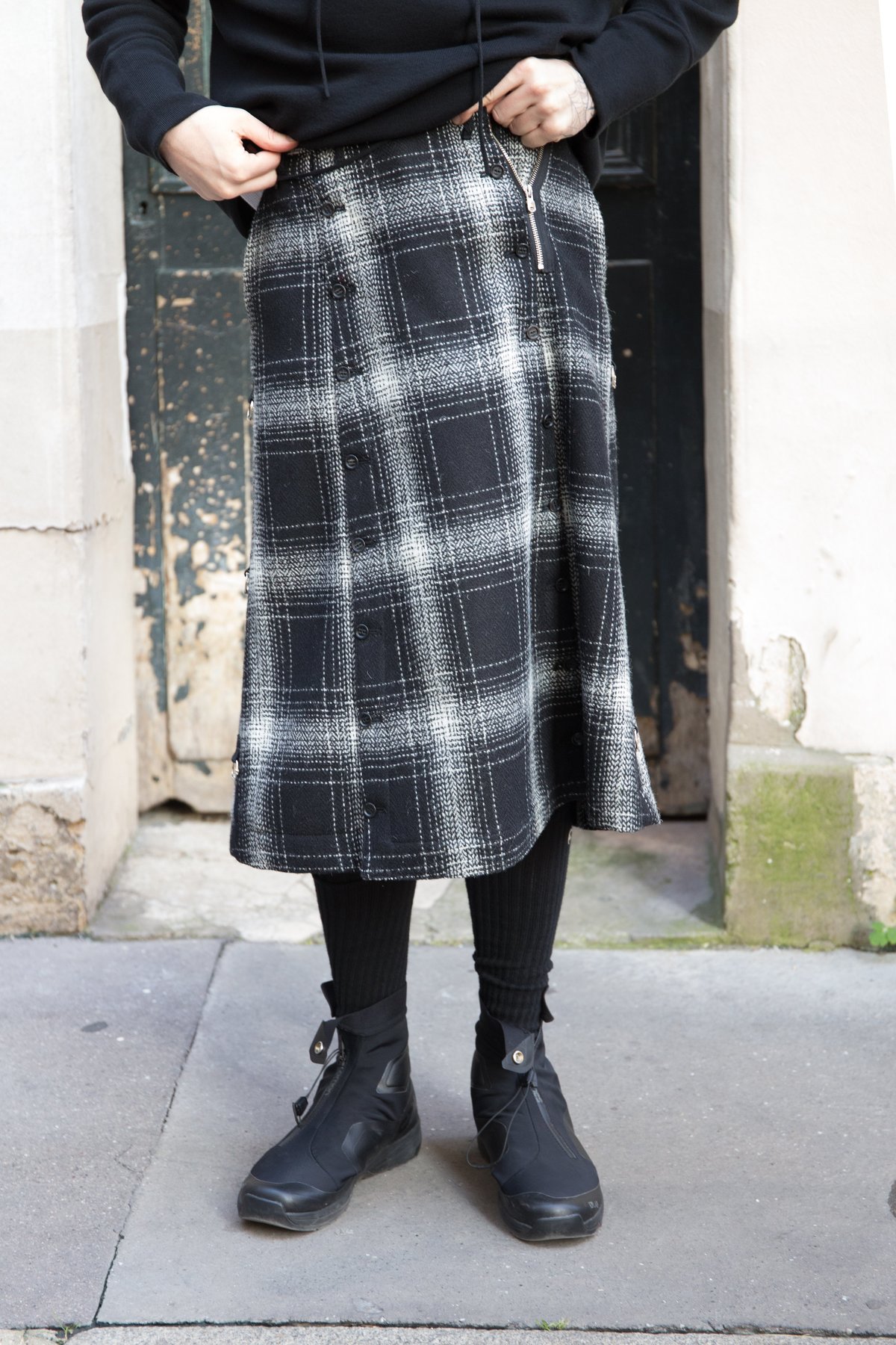 TAKAHIROMIYASHITA The Soloist. Ombre Check Harris Tweed Full 