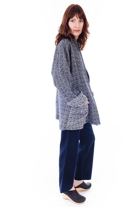 REIF HAUS Yoko Jacket in Navy Tweed REIF HAUS Yoko Jacket in Navy Tweed