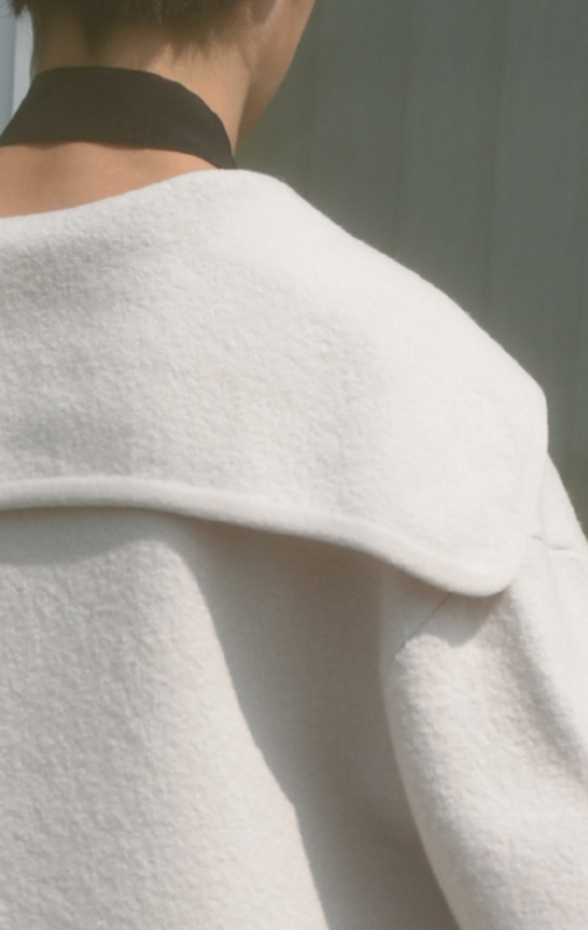 Cristaseya Felted Wool Sailor Pullover, Lilac | Garmentory Cristaseya Felted Wool Sailor Pullover, Lilac | Garmentory