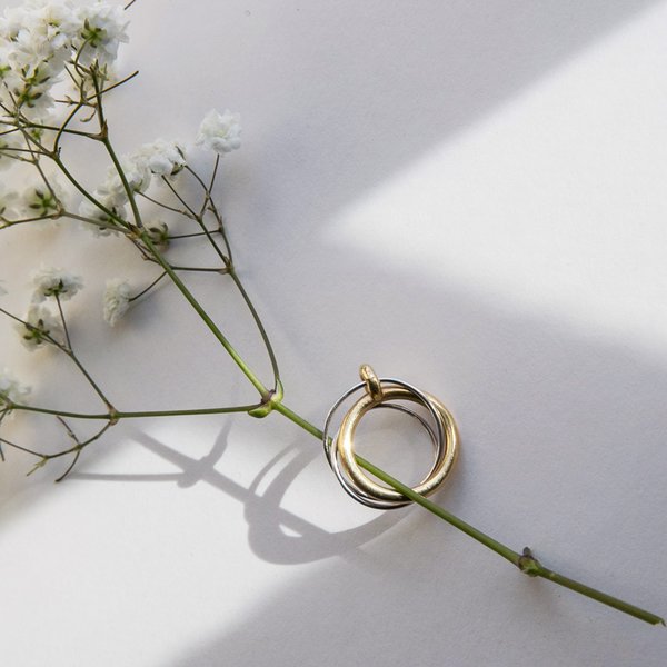 Metalepsis Projects Ternary Ring - Silver/Brass Metalepsis Projects Ternary Ring - Silver/Brass