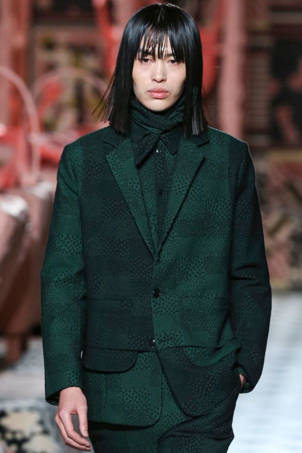 HENRIK VIBSKOV Ants Blazer - Green Black Showertiles | Garmentory