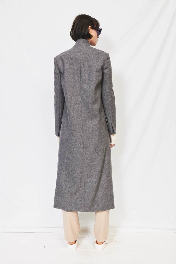 Assembly Long Wool Coat - Grey Assembly Long Wool Coat - Grey