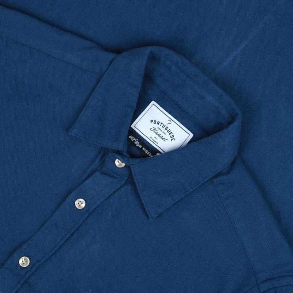 Portuguese Flannel TECA Button Up - Blue - Image 2 of 2