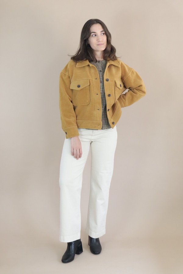 Nice Things Oversized Jacket - Ochre Nice Things Oversized Jacket - Ochre