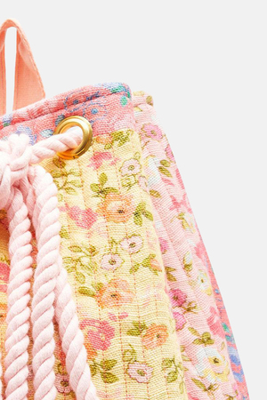 LoveShackFancy Kiwi Floral Drawstring Backpack LoveShackFancy | Bags | Loveshackfancy Kiwi Floral  main image 3