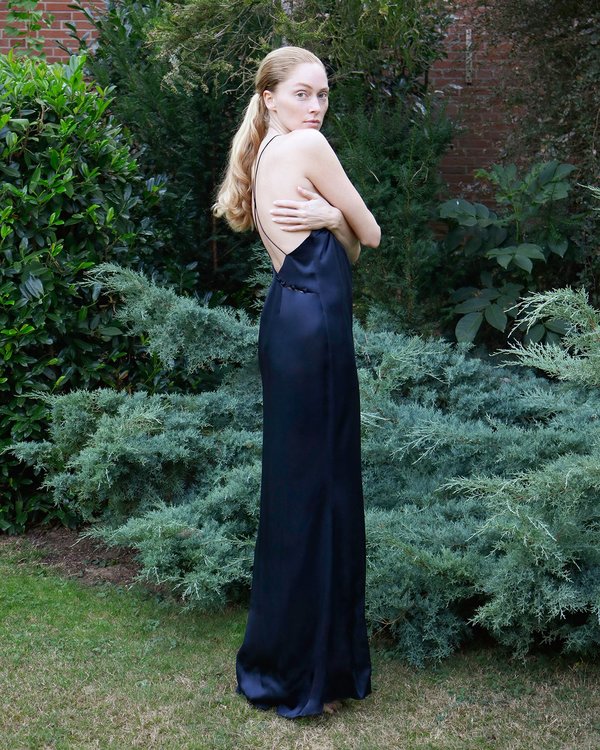 INGA-LENA The Ebba Dress - Midnight Blue INGA-LENA The Ebba Dress - Midnight Blue