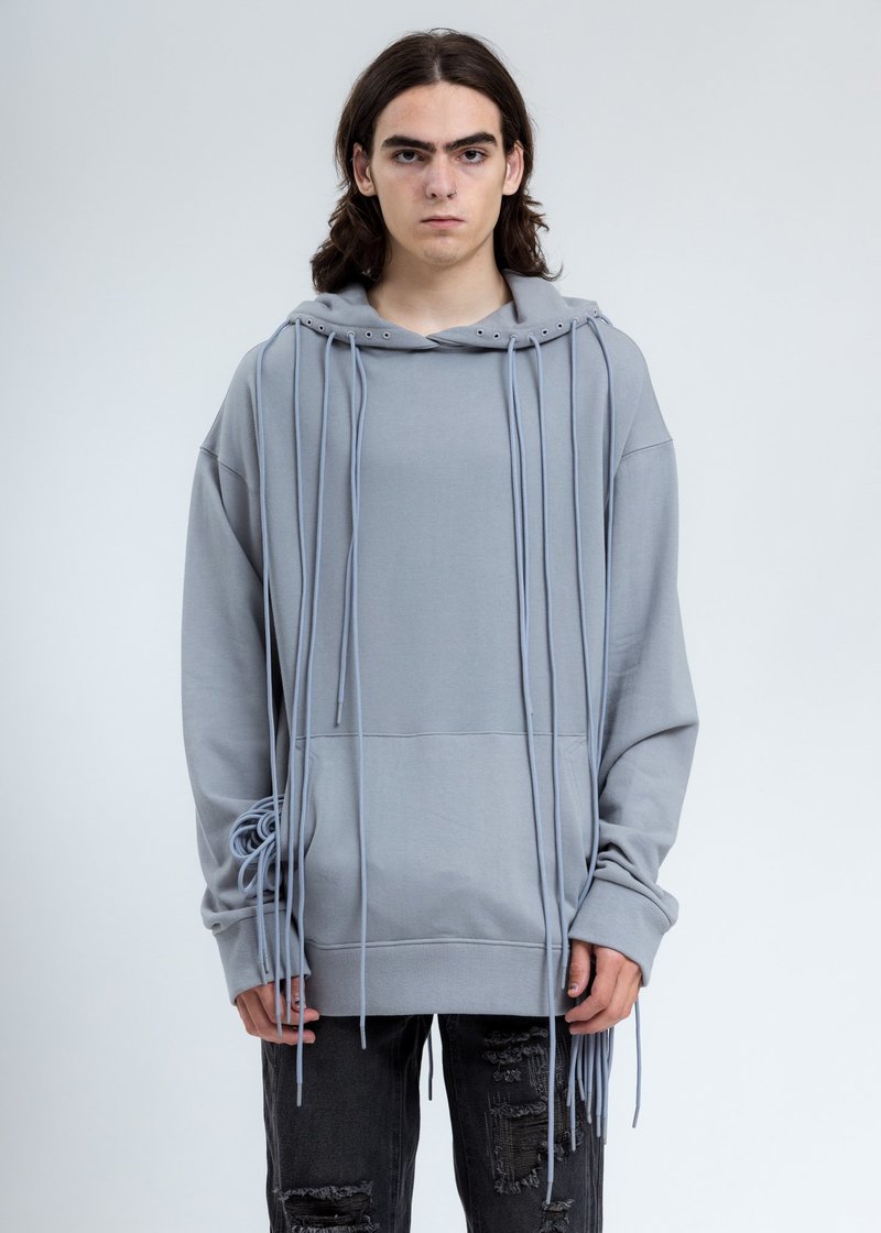 POST ARCHIVE FACTION (PAF) 3.1 Hoodie Left - grey | Garmentory POST ARCHIVE FACTION (PAF) 3.1 Hoodie Left - grey | Garmentory