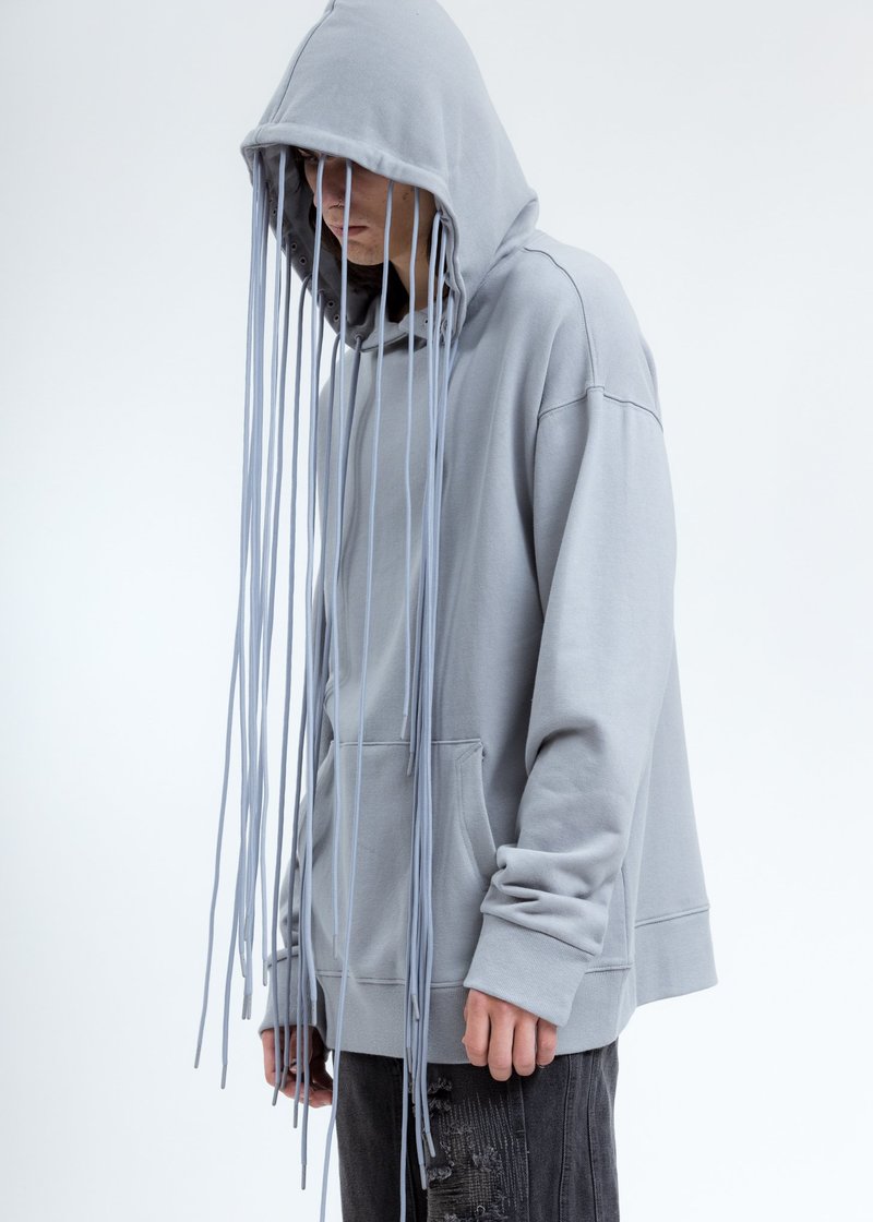 POST ARCHIVE FACTION (PAF) 3.1 Hoodie Left - grey | Garmentory POST ARCHIVE FACTION (PAF) 3.1 Hoodie Left - grey | Garmentory