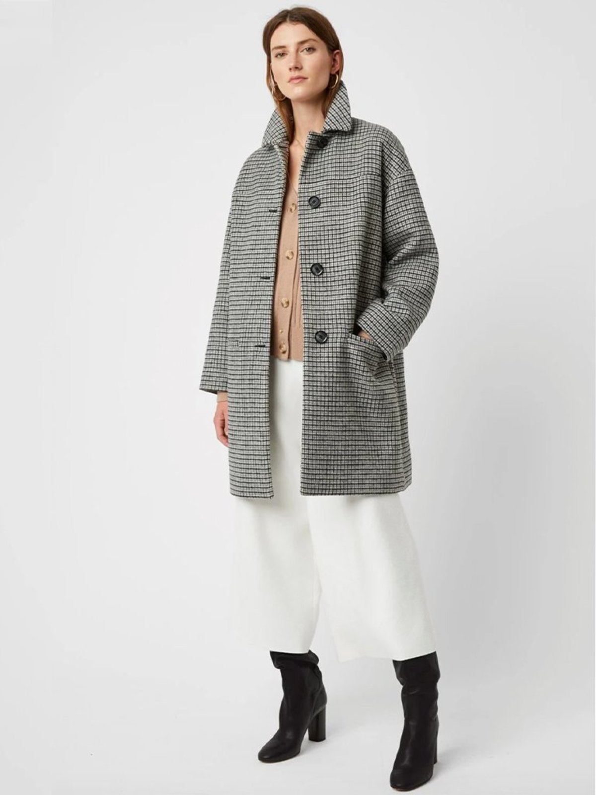 Great Plains Elliot Coat - Black/Milk - Image 1 of 4