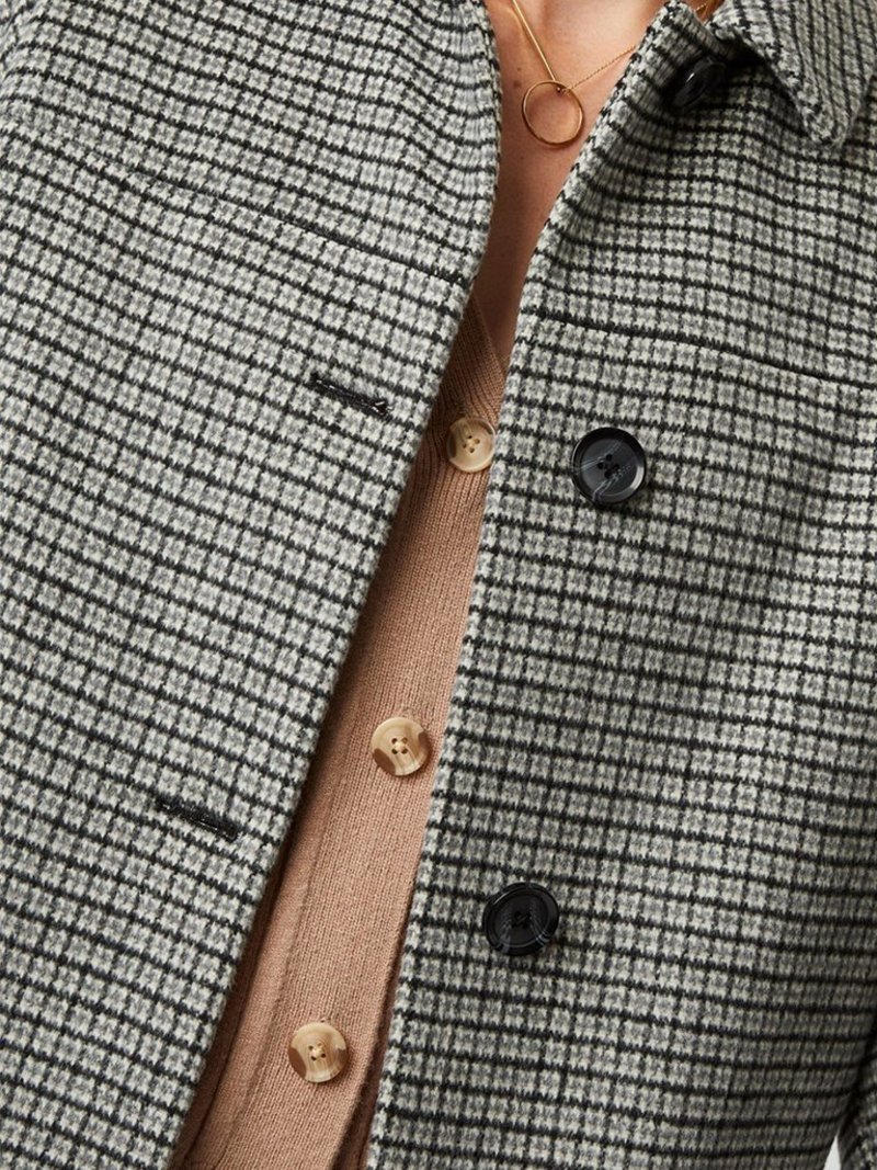 Great Plains Elliot Coat - Black/Milk