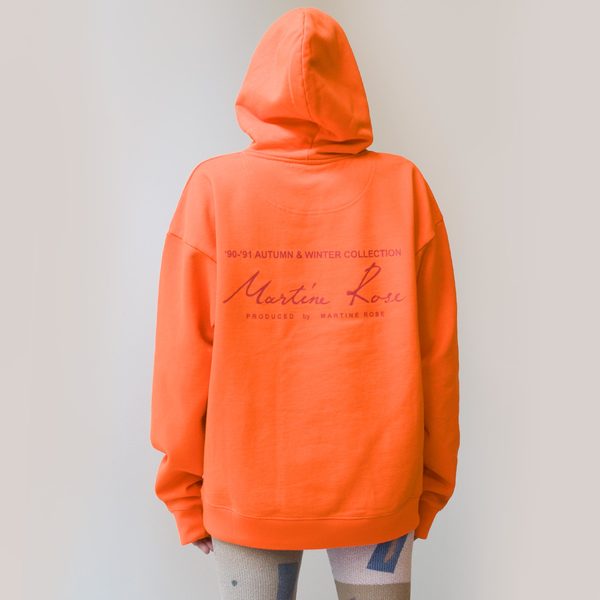 Martine Rose Classic Hoodie - Fluoro Orange Martine Rose Classic Hoodie - Fluoro Orange