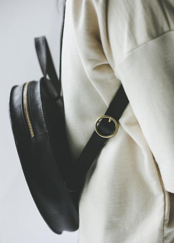 Minor History Super Moon Round Backpack in Black | Garmentory display picture 1