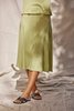 Lois Hazel Rib Skirt - Pistachio - Thumbnail 6