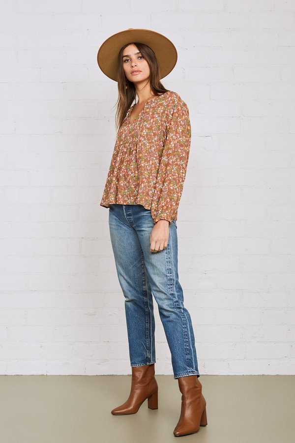 Rachel Pally Crepe Robin Top - Alyssum Rachel Pally Crepe Robin Top - Alyssum