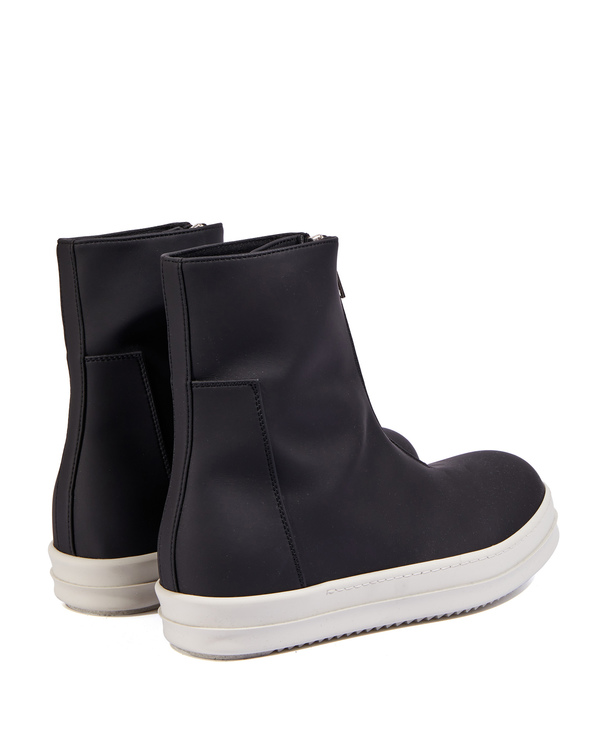 Rick Owens DRKSHDW Front Zip Sneakers - Black | Garmentory