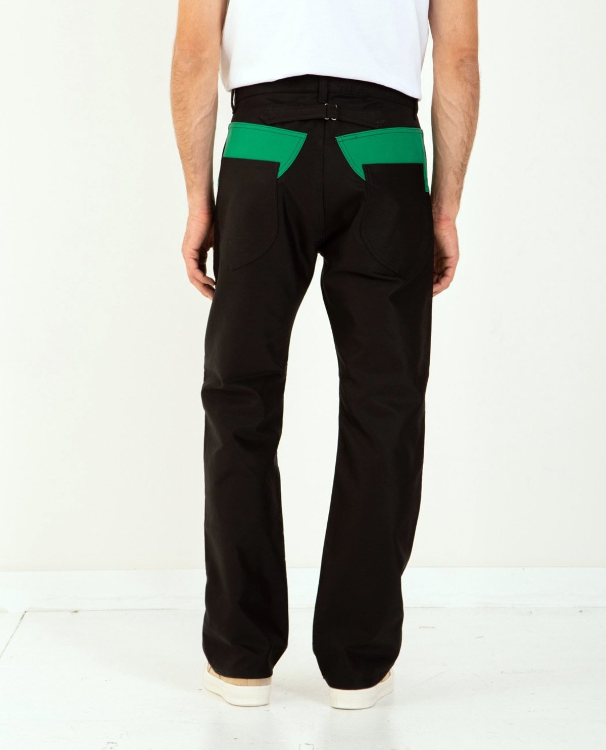 JUNYA WATANABE Color Block Panel Pant - Black | Garmentory