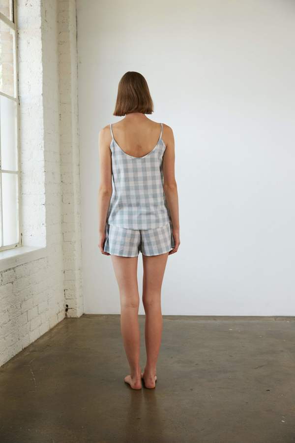 General Sleep Summer Set lounge - Mist Gingham General Sleep Summer Set lounge - Mist Gingham