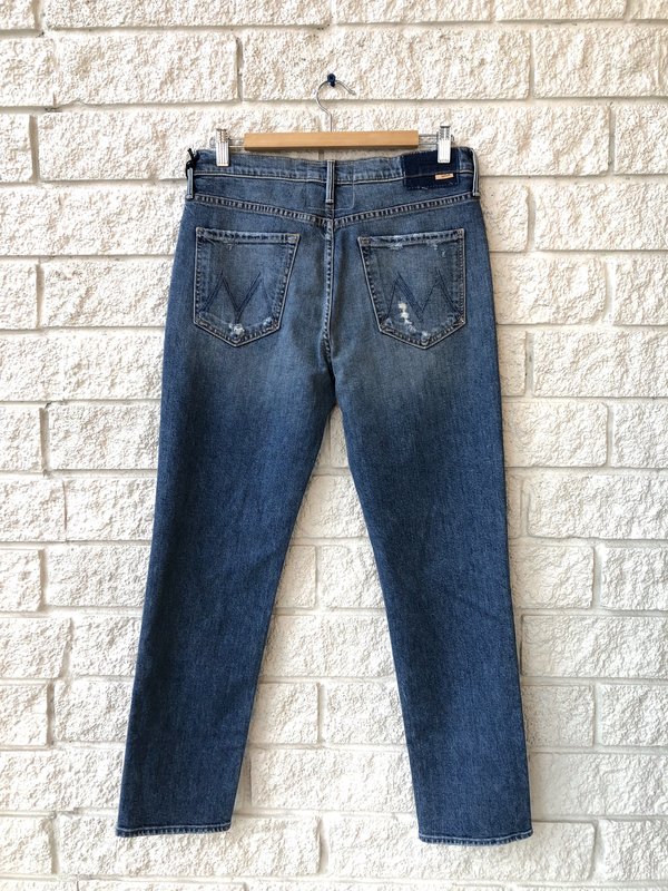 Mother Denim The Trickster Ankle Jeans - On Holy Ground Mother Denim The Trickster Ankle Jeans - On Holy Ground