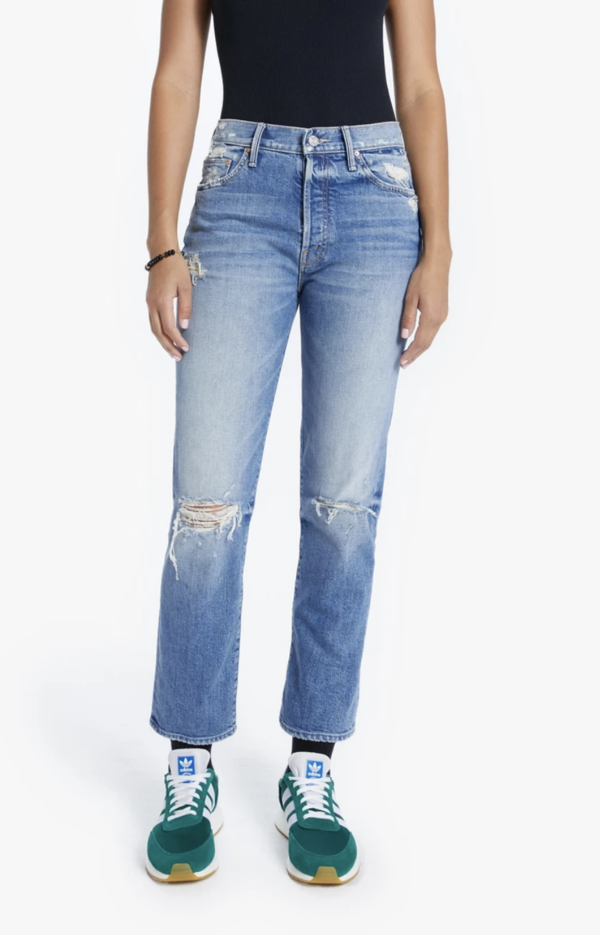 Mother Denim The Trickster Ankle Jeans - On Holy Ground Mother Denim The Trickster Ankle Jeans - On Holy Ground