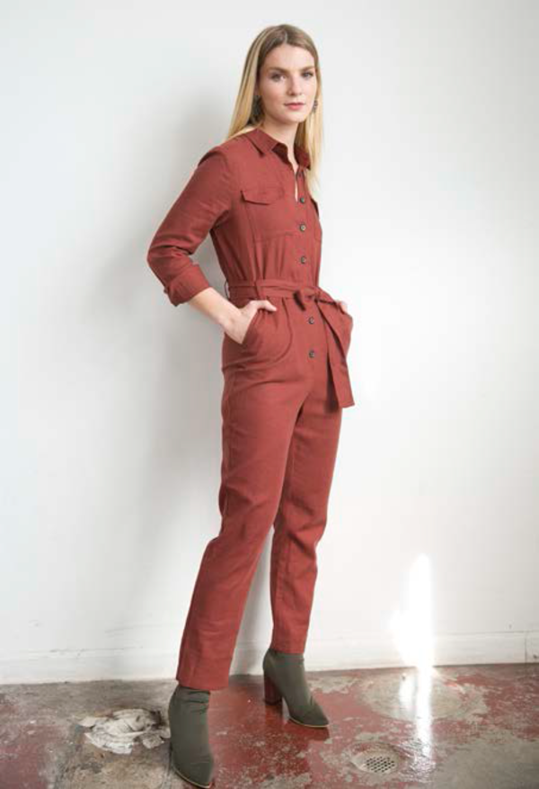 Six Crisp Days Doma Jumpsuit - Rust Six Crisp Days Doma Jumpsuit - Rust