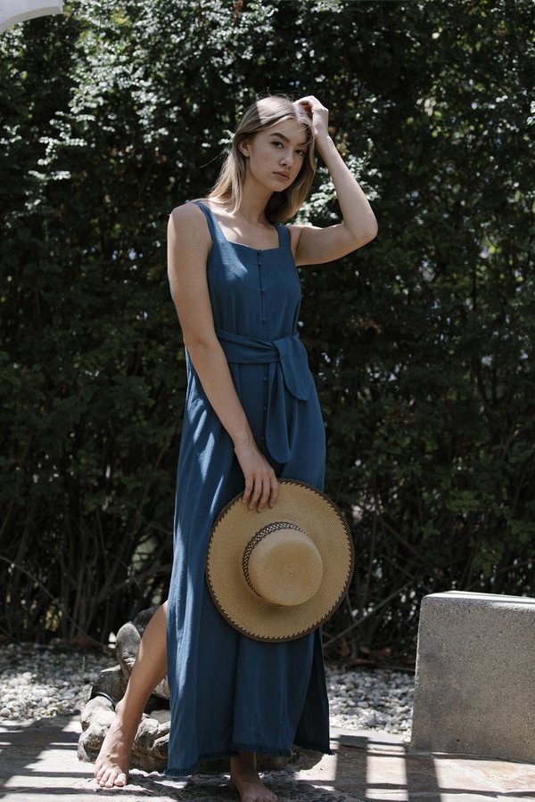 Six Crisp Days Durban Dress - Teal Six Crisp Days Durban Dress - Teal