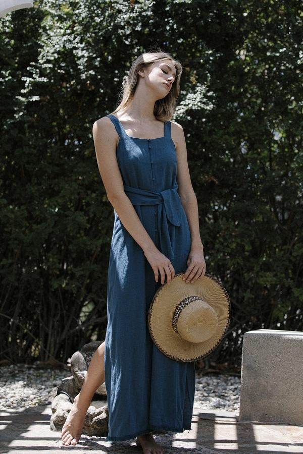 Six Crisp Days Durban Dress - Teal Six Crisp Days Durban Dress - Teal