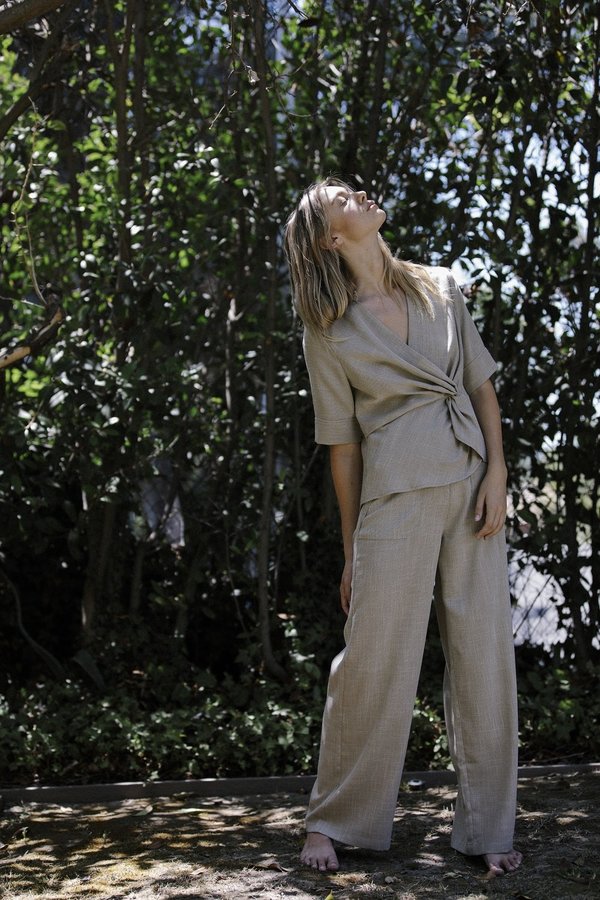 Six Crisp Days Fontein Trouser - Beige Six Crisp Days Fontein Trouser - Beige