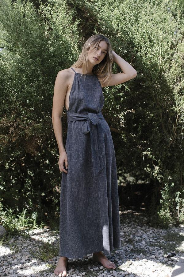Six Crisp Days Kalyma Dress - Charcoal Six Crisp Days Kalyma Dress - Charcoal