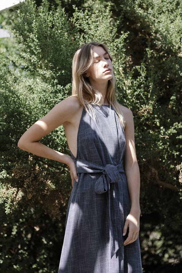 Six Crisp Days Kalyma Dress - Charcoal Six Crisp Days Kalyma Dress - Charcoal