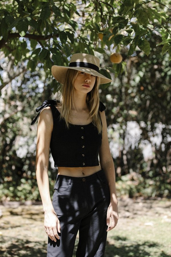 Six Crisp Days Marit Top - Black Six Crisp Days Marit Top - Black