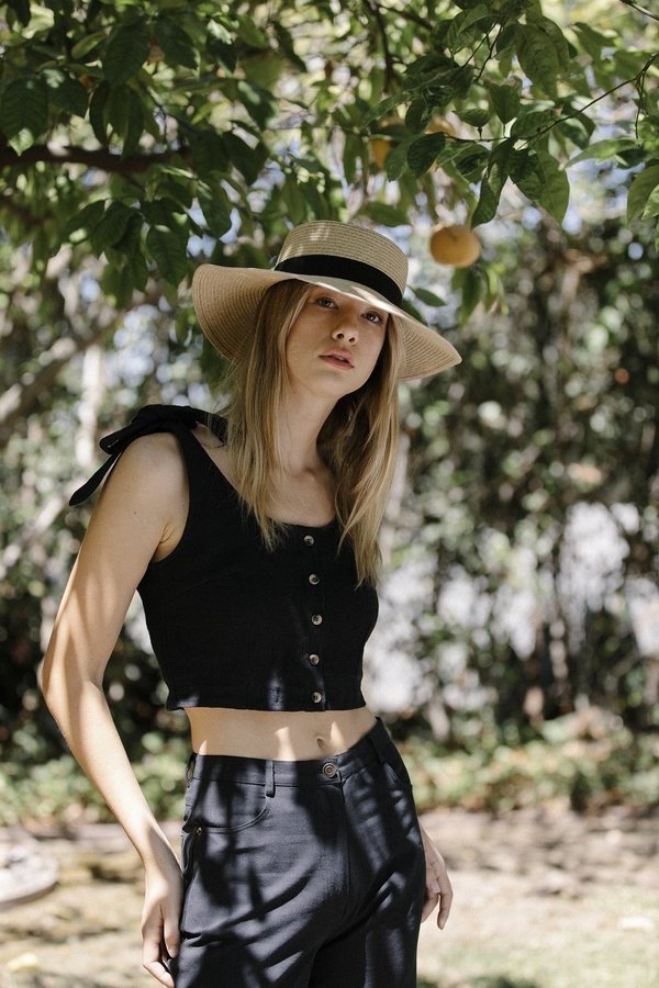 Six Crisp Days Marit Top - Black Six Crisp Days Marit Top - Black