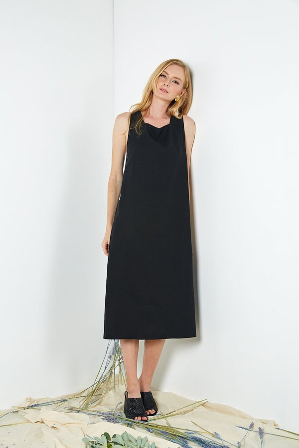 Six Crisp Days Solola Dress - Black Six Crisp Days Solola Dress - Black