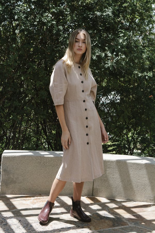 Six Crisp Days Valery Dress - tan Six Crisp Days Valery Dress - tan