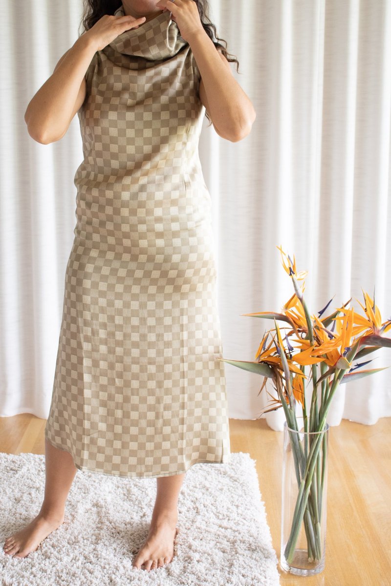 baserange silk dress Baserange Silk Crepe Avi Dress, BARO PINK / M