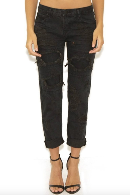 One Teaspoon Awesome Baggies Jeans- Fox Black One Teaspoon Awesome Baggies Jeans- Fox Black