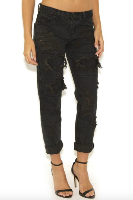 One Teaspoon Awesome Baggies Jeans- Fox Black One Teaspoon Awesome Baggies Jeans- Fox Black