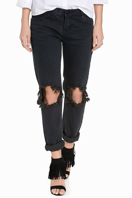 One Teaspoon Awesome Baggies- Fox Black One Teaspoon Awesome Baggies- Fox Black