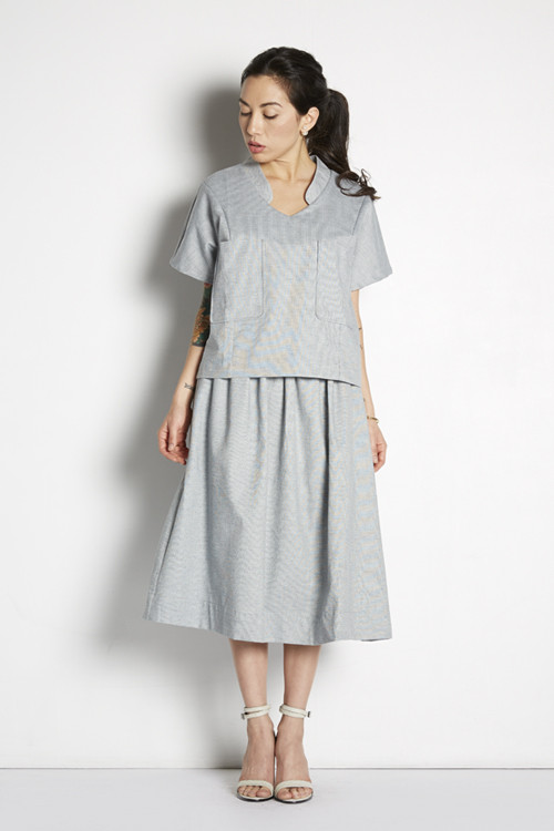 Collared Crop Top Collared Crop Top