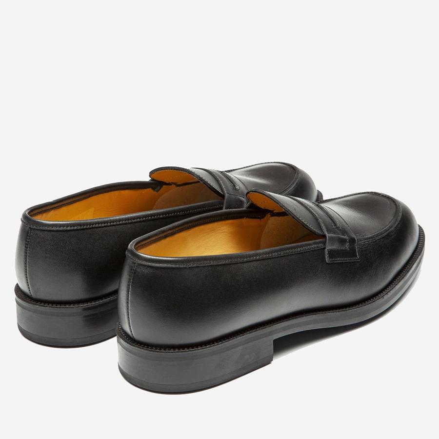 Kleman Dalior Leather Loafer Shoes - Black | Garmentory