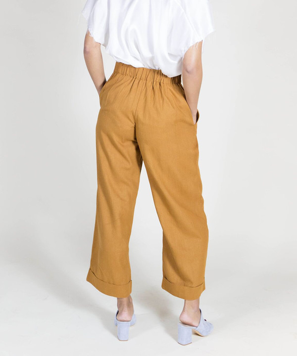 Ali Golden Rust Roll Cuff Pants Ali Golden Rust Roll Cuff Pants