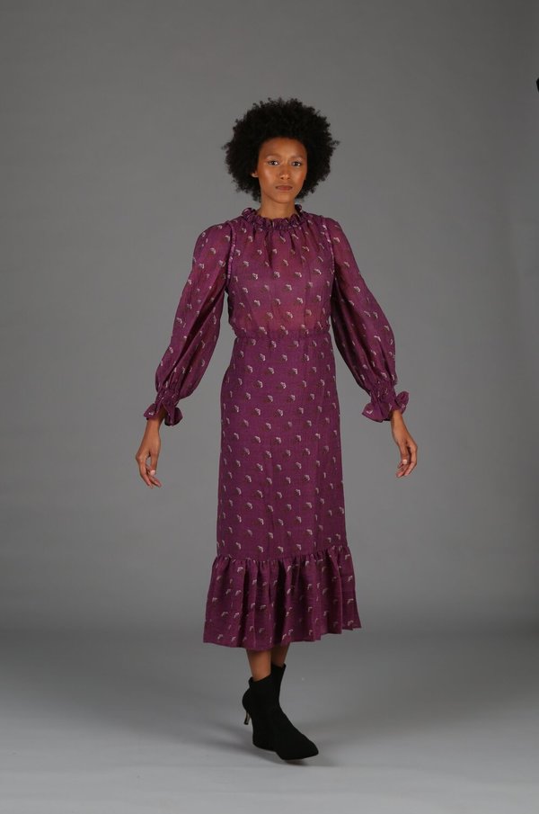 chinese dress ladies Alexis Midi Dress, in Rose Gold Luxe Satin, Size: Small | Show Me Your Mumu