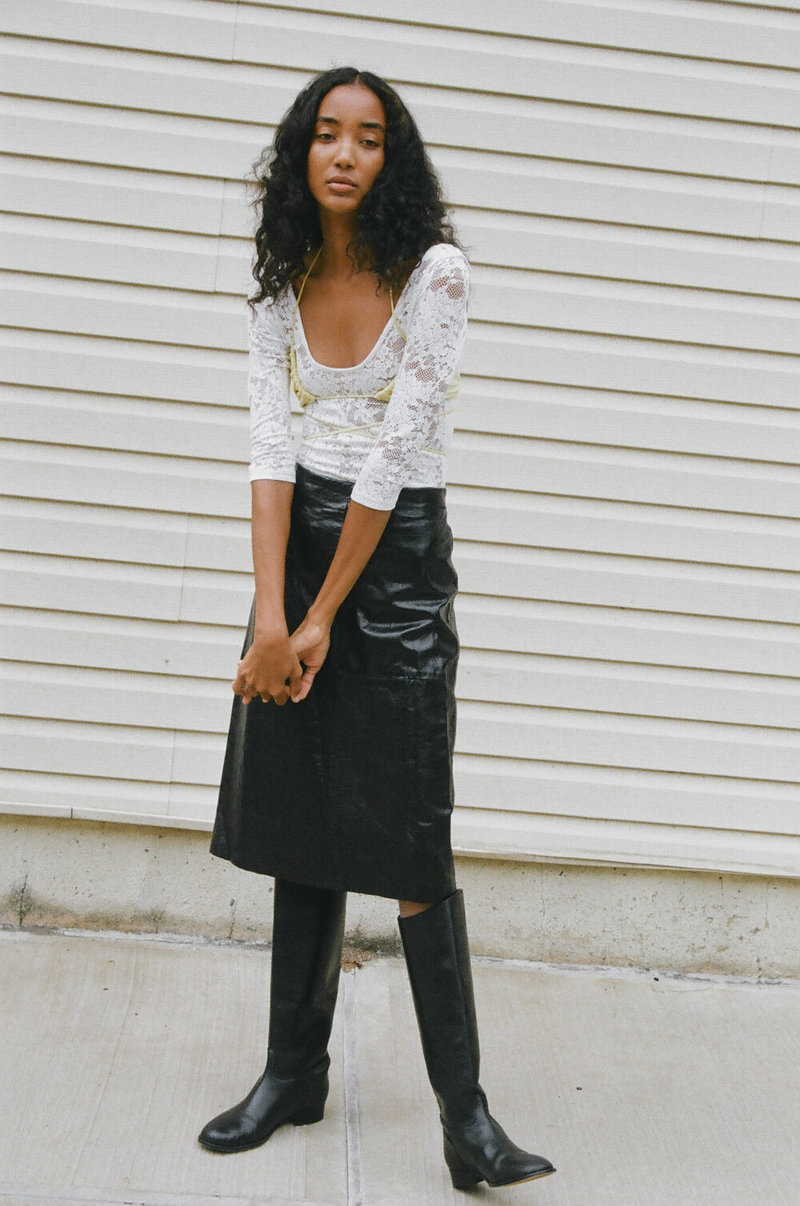 クラシック Vintage Garmentory | Skirt Leather Gap スカート